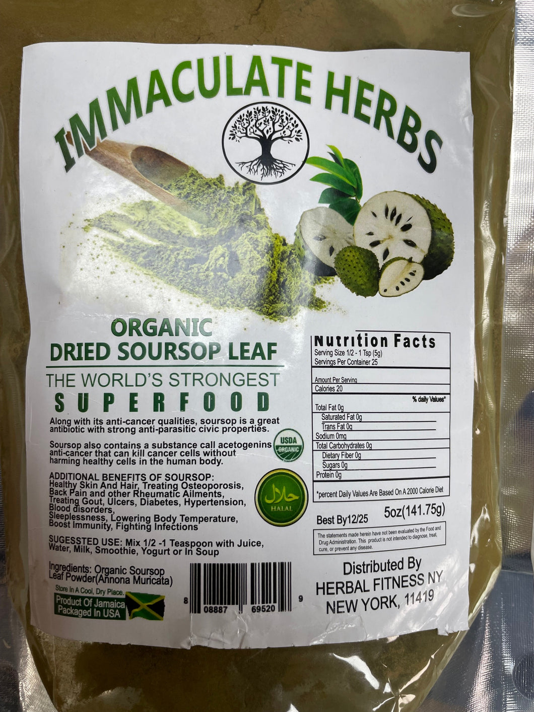 Immaculate Herbs - Sour Sop Powder